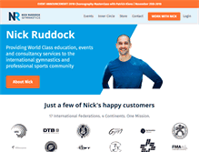 Tablet Screenshot of nickruddock.com